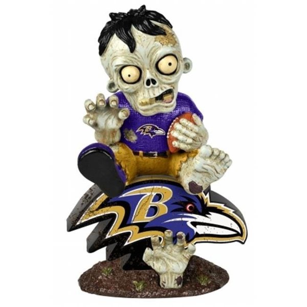 Forever Collectibles Baltimore Ravens Zombie On Logo Figurine 8784929551